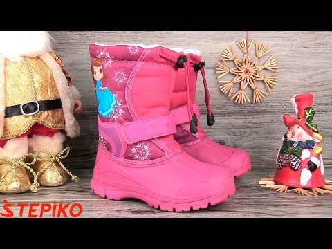 Детские зимние дутики American club 861-18-1. Видео обзор от STEPIKO