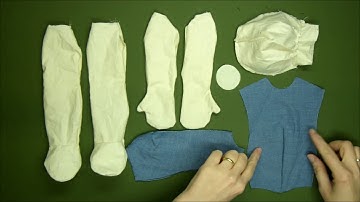 Rag Doll Making Project - Part 3 - Sewing The Arms, Legs, Head & Body - Alice