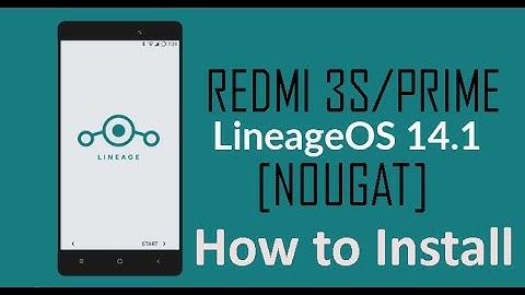 Lineageos 14.1 [Nougat] For Redmi 3S Prime (land) Beta(TestBuild)