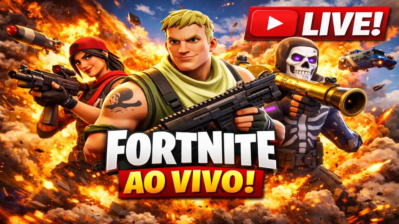 🎮 FORTNITE AO VIVO! SERÁ QUE HOJE VEM A COROA? 👑💥