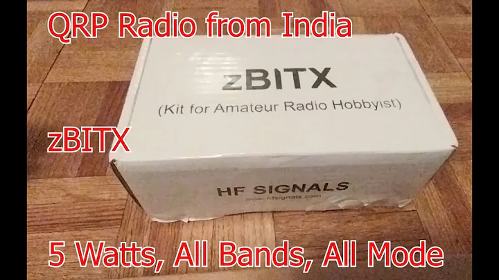 [Ham] zBitx - The 5 watts, all bands SDR - Unboxing & first few minutes without RFM or antenna