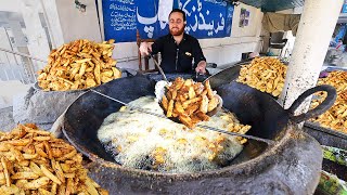 Pakistan STREET FOOD -Ilyasi Mosque Pakora Older Than PAKISTAN!!! Desi Ghee Pratha + Shahi Daal 🇵🇰