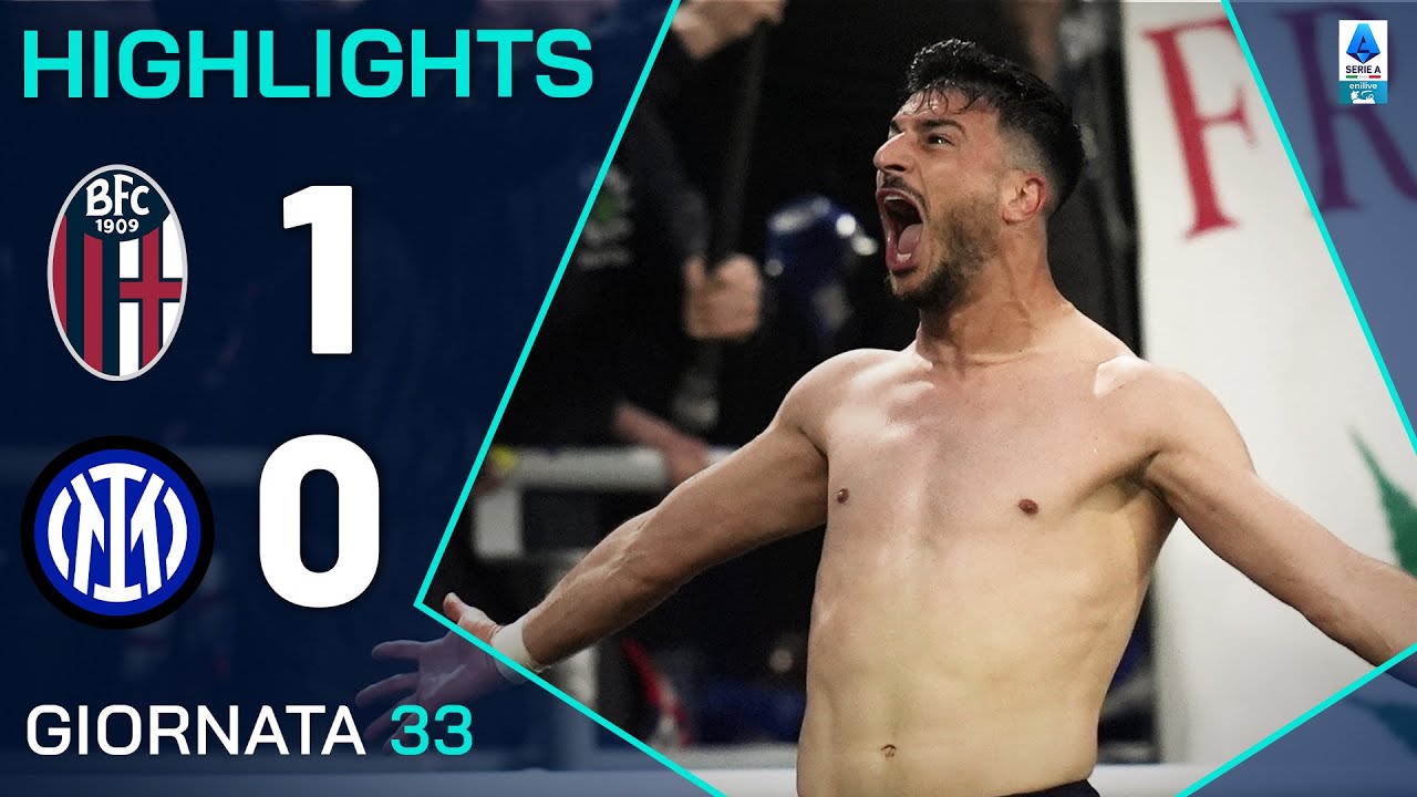 BOLOGNA-INTER 1-0 | HIGHLIGHTS | 33ª GIORNATA | SERIE A ENILIVE 2024/25