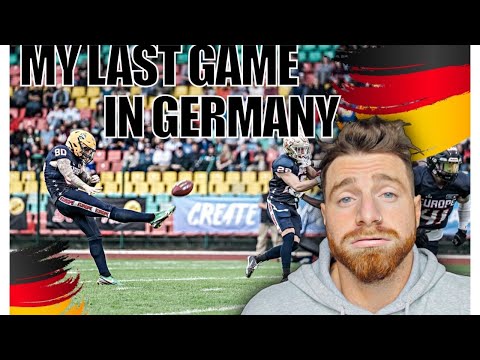 My LAST GAME in GERMANY! 🇩🇪🥺🏈