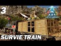 Survivre seulement sur le train  ark ascended train 3