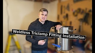 Installing a Weldless Triclamp Bulkhead with a Knockout Punch into a Brew Kettle