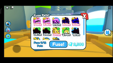 What happened if you fuse 2 rainbow crocodile,1 sophisticated fox & 1 golden SP fish?[PetSimulatorX]