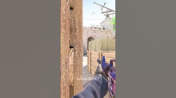 PERFECT B ENTRY FLASH (DUST 2)  #counterstrike #gaming #cs2 #flash