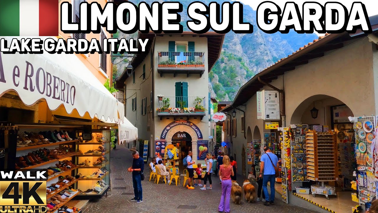 Limone sul Garda 🇮🇹 Lake Garda, Gardasee, Italy ❤️ Walking Tour 2022 may❤️