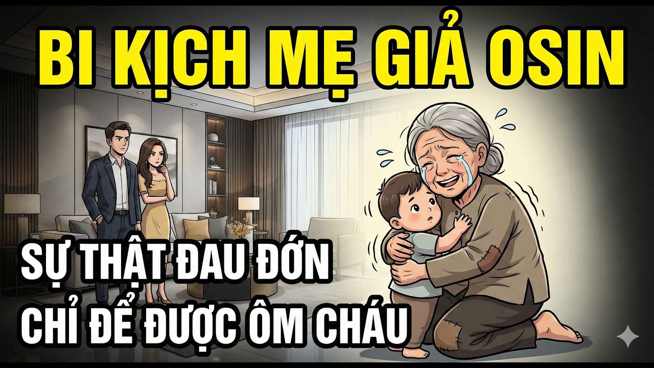 Bi Kịch Gia Đình: Mẹ Ruột Phải Giả Danh Osin Để Được Ôm Cháu Nội Một Lần