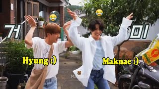 BTS MAKNAES & BTS HYUNGS treat each others