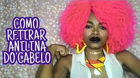 Como tirar a anilina rosa do cabelo?