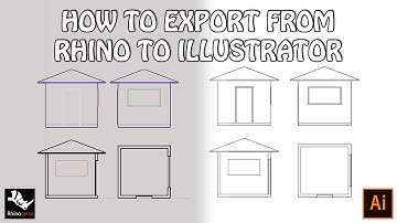 How to Export from Rhino to Illustrator - TO 1/4" SCALE