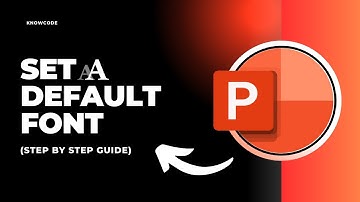 How to set Default font in MS PowerPoint (Quick And Easy)
