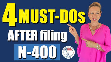 4 THINGS YOU MUST DO after filing N-400 US Citizenship | US Naturalization