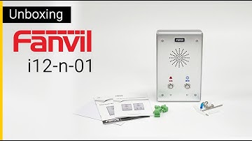 Fanvil i12-N-02 SIP Intercom Unboxing