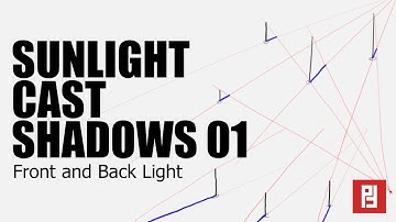 Front and Backlight Sunlight Shadows - Exercise from How to Render by Scott Robertson