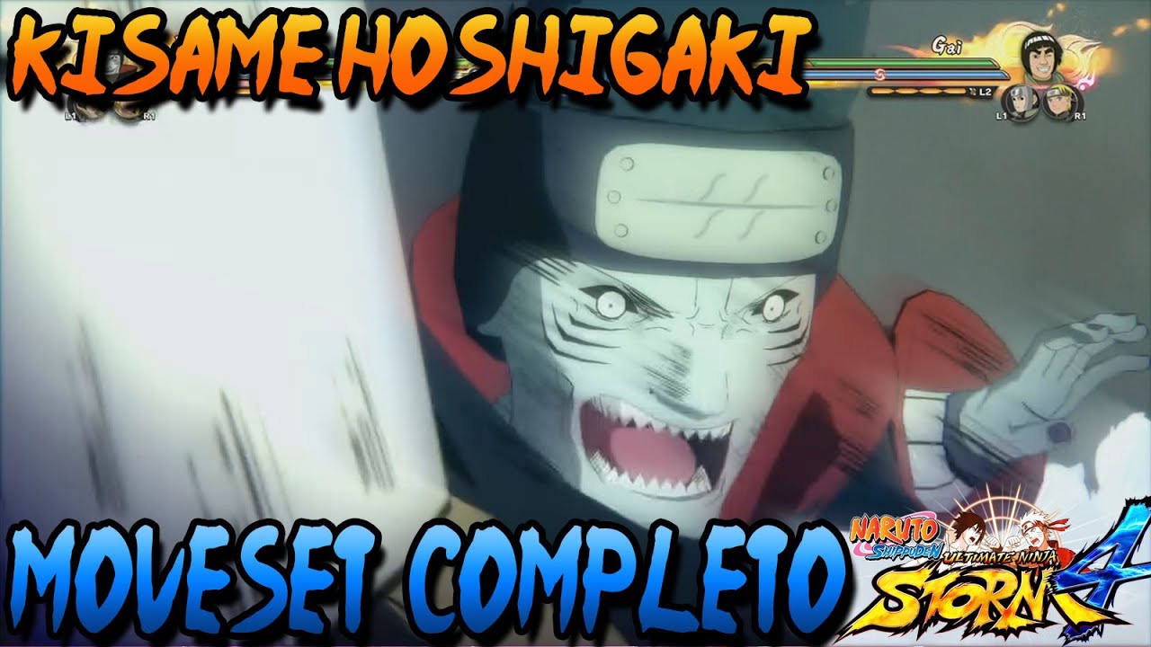 Naruto Storm 4: Kisame Hoshigaki Moveset Completo