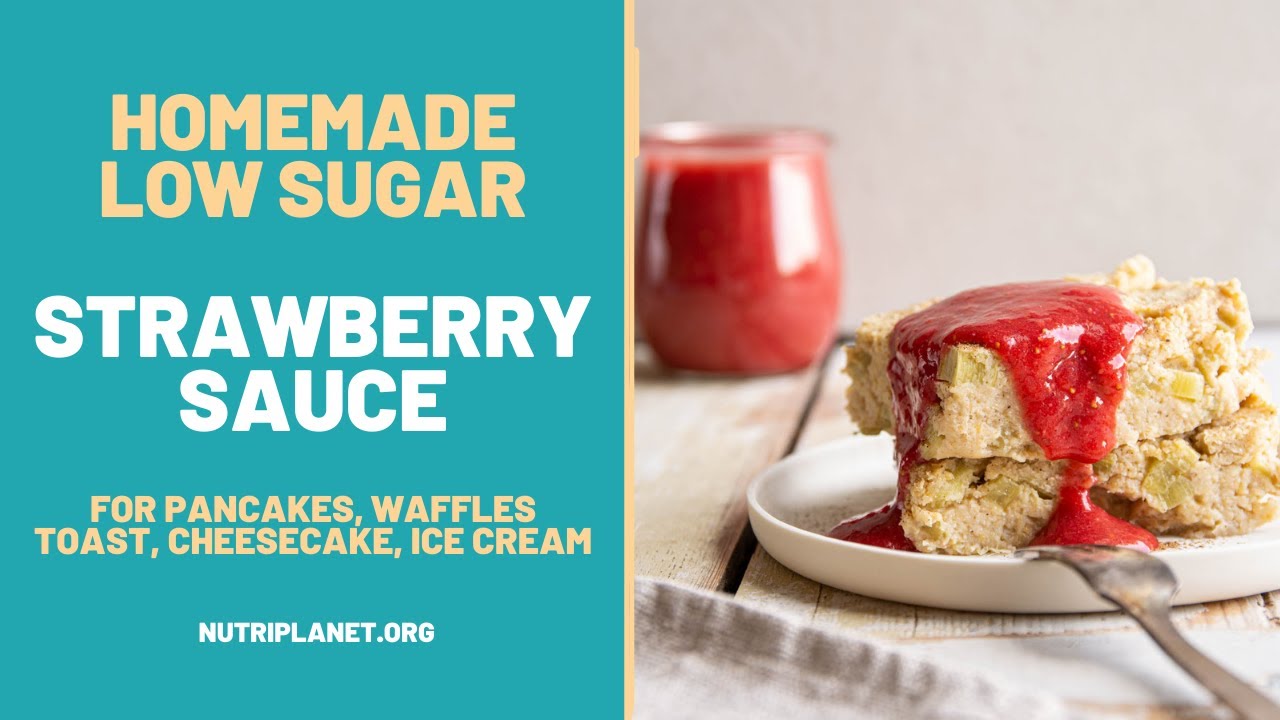 Easy Homemade Low Sugar Strawberry Sauce with Fresh Strawberries YouTube