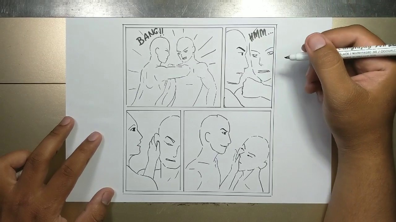 How to draw COMIC step by step - YouTube