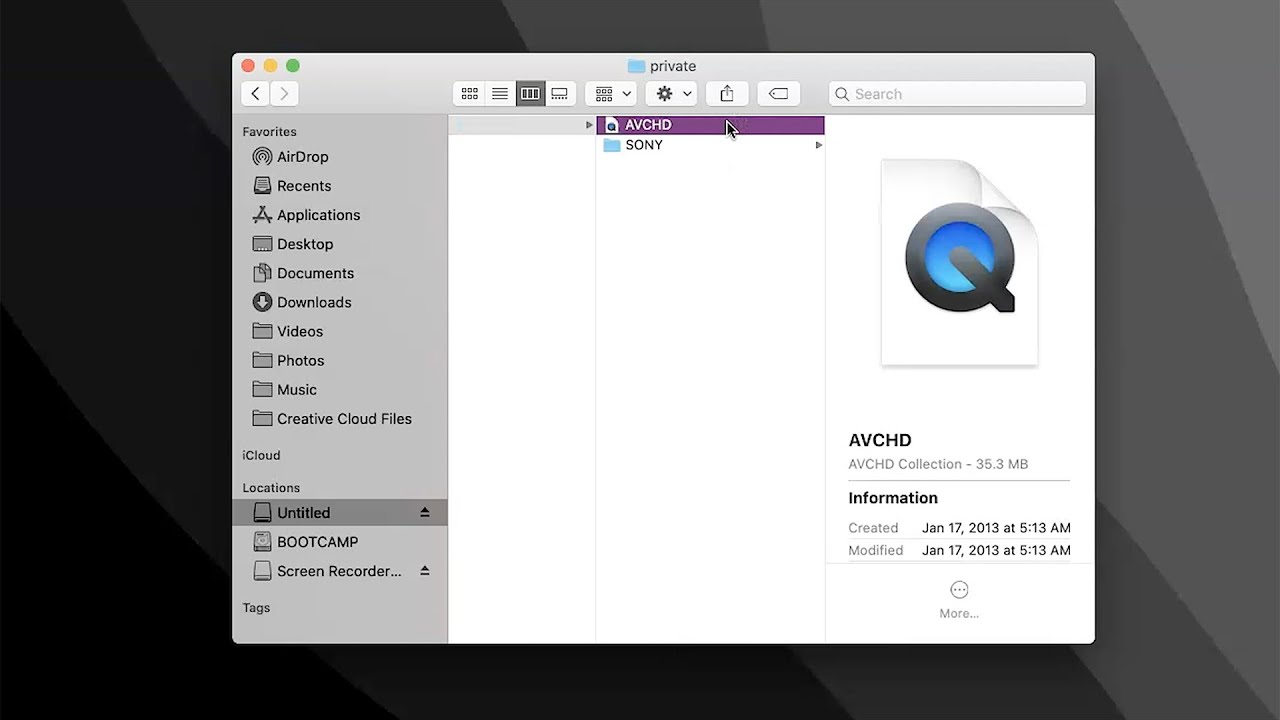Update Come importare e aprire file AVCHD su un Mac (da fotocamere Sony)
