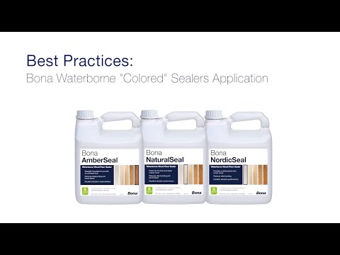 Bona Waterborne Pigmented Sealers Best Practices Webinar