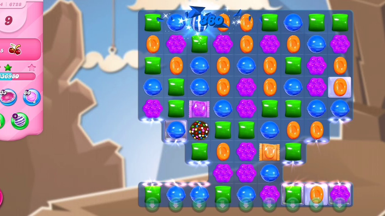 Candy Crush Saga Level 6728 YouTube