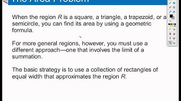 Precalculus - 11.5 The Area Problem