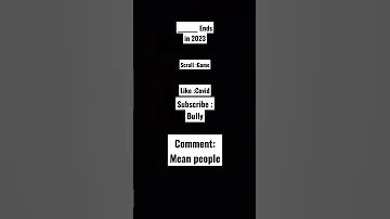 End In 2023 