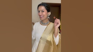 Navratri Day-2 Outfit check!!🤍 #white #navratri2023 #navratri #grwm #festival