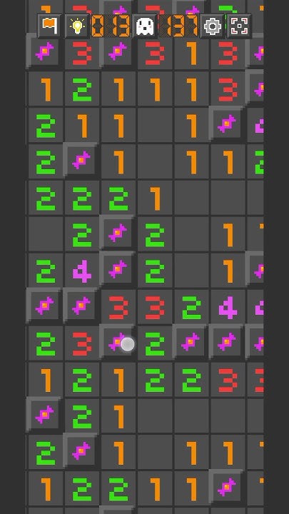 it is september so my minesweeper theme is now halloween because i am ...