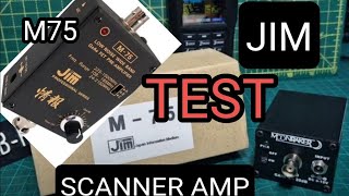 JIM-M75 Gain Adjustable SCANNER PREAMP - unbox & test