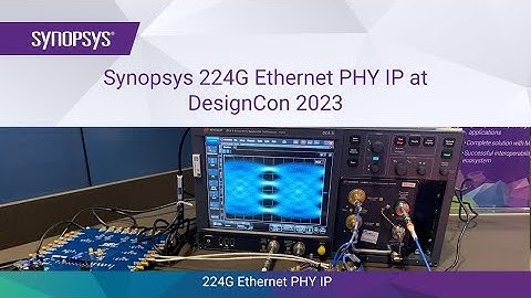 Synopsys 224G Ethernet PHY IP Wide-Open TX PAM-4 Eye