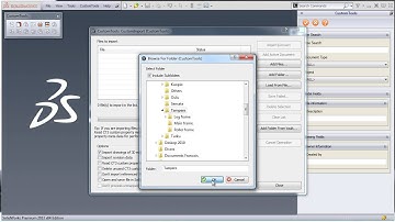 Importing folders into the CustomTools database