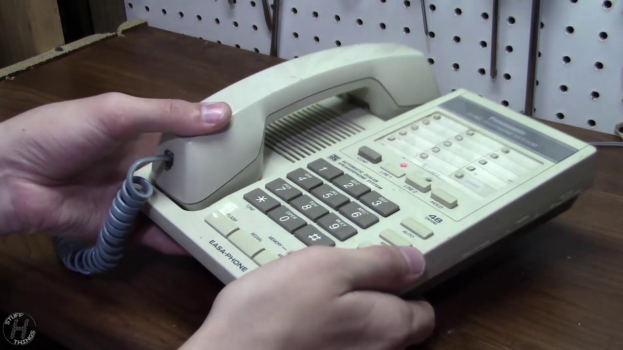 Vintage Panasonic Easa-Phone Desk Telephone | Model KX-T3145 | First