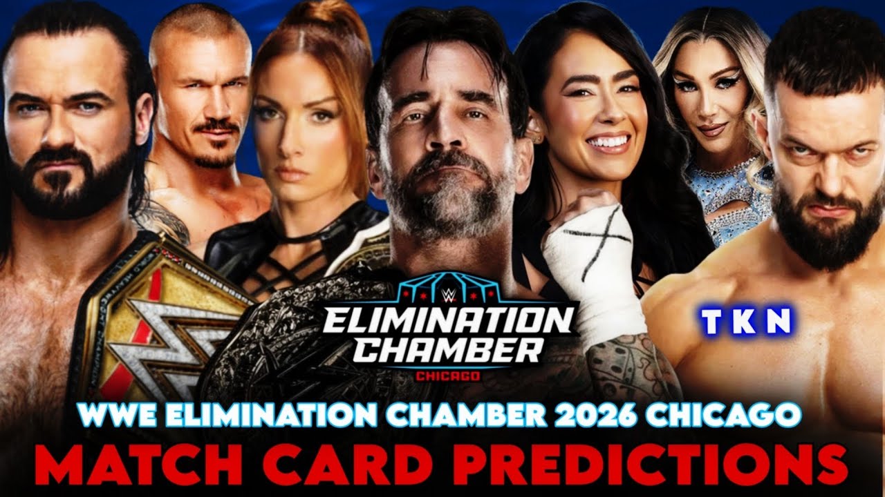 WWE Elimination chamber 2026 Chicago Match card predictions [ V3 ]