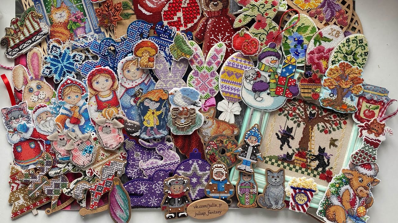 Коллекция вышитых игрушек 2021