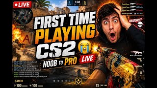 NOOB TO PRO IN CS2 LIVE 🎯 FACEIT LEVEL GRIND