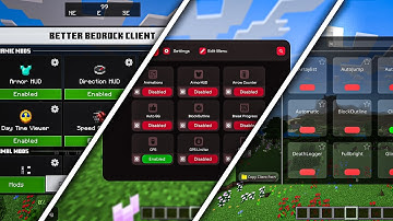 TOP 5 BEST CLIENTS FOR MCPE! - Minecraft Bedrock Edition