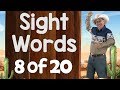Sight Words | Ready to Read Sight Words | List 8 | Jack Hartmann