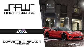 Corvette x RFLXON: A Photoshop Render by NAGARTworks [Timelapse]