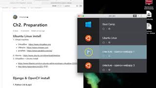 OpenCV WebApp - ch2 preperation (1/4), linux, python3, pip3 install