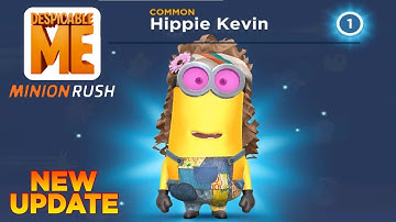 Unlock NEW minion Costume Minion Rush Hippie Kevin minion pc gameplay walkthrough ios android
