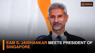 Details EAM S. Jaishankar meets President of Singapore Guide