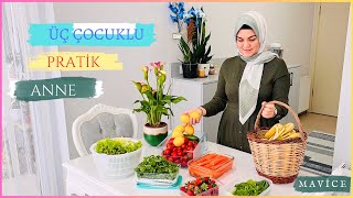 Üç Çocuklu Pratik Anne Yeni Hayat Rutinim Mutfak Düzeni Temizlik Vlog