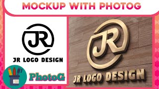 Learn how to Mockup your Logo Designs on Android using PhotoG App. screenshot 5