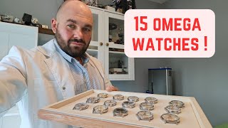 Watchmaker - A lot of joy from a large order! 15 Omega watches !