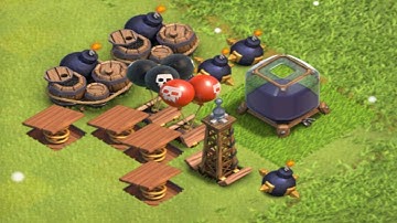 Clash Of Clans | FREE DARK ELIXIR TROLL!! | EPIC TRAP!! | 2016