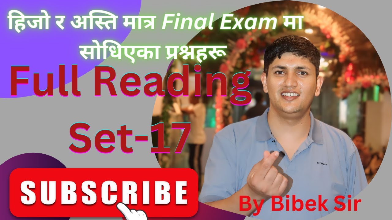 Full Reading Set- 17 // By Bibek Sir // #koreanlanguage