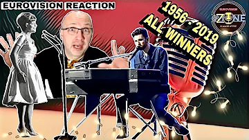 ALL winners of Eurovision Song Contest 1956 - 2019 REACTION